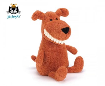 Jellycat 经典龇牙橙色狗狗(大号:36厘米) Jellycat 经典龇牙橙色狗狗(大号:36厘米)